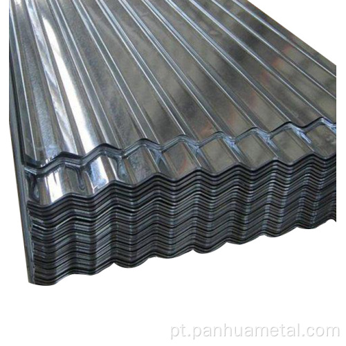 GI galvanizada em folhas de telhados de metal de zinco